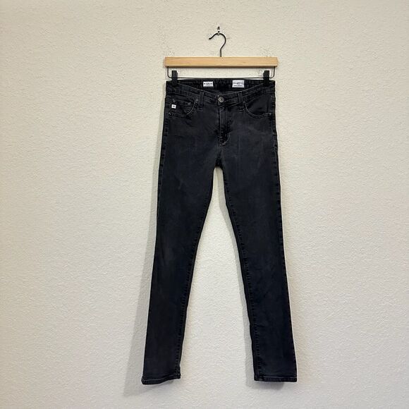 AG ADRIANO GOLDSCHMIED B-Type 03 Straight Jeans in Black - Picture 1 of 12